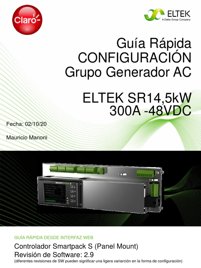 Configurar GE - Eltek - Rev02 | PDF | Informática | Ingeniería Informática
