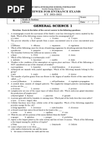 G6 Science Reviewers