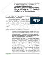 Tema Transparencia y Buen Gobierno