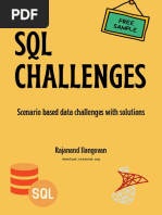 SQL Challenges: Scenario Based Data Challenges With Solutions