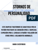 Trastornos de Personalidad