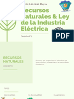 Recursos Naturales & Ley de La Industria Eléctrica