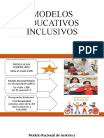 Modelos Educativos Inclusivos