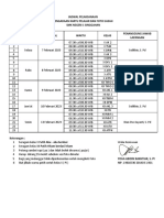 Revisi Jadwal Foto