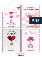 Tarjetas y Etiquetas San Valentin