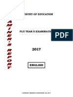 2017Year8EnglishExRptOnly