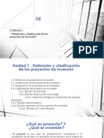 Unidad1 - Proyectos de Inversion