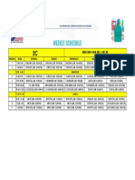 Horarios de Clases 2c