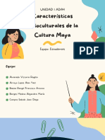 Características Socioculturales de La Cultura Maya