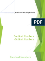 Cardinal Numbers - Ordinal Numbers