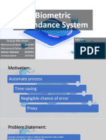 Biometric Attendance System Using ESP32