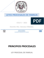 Presentación Principios Procesales Leyes Procesales de Familia