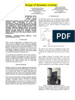 Final design of dynamic systems modeled and analyzed