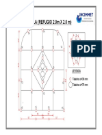 Diseño de malla para refugio de 2x2m