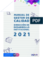 Manual Del Gestor de Calidad 2021