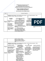 Cronograma Anual Primer Grado