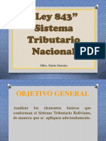 Sistema Tributario Nacional Ley 843