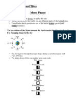 Moons Phases and Tides Notes