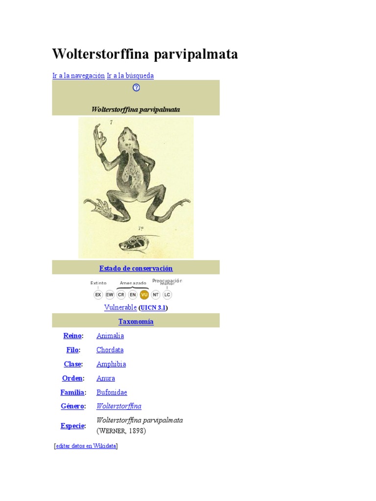 Wolterstorffina Parvipalmata PDF