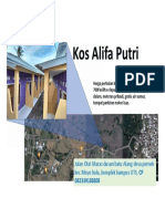 Kos Alifa Putri: Jalan Olat Maras Dusun Batu Alang Desa Pernek Kec Moyo Hulu, Komplek Kampus UTS, CP 082339188808