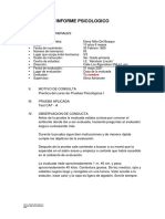 Modelo INFORME PSICOLOGICO Cat-A