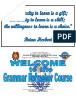 Grammar Refresher Course (8)