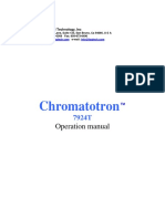 Manual Chromatotron