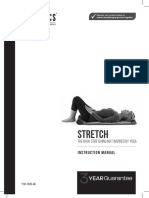 Stretch - The Back Stretching Mat Inspired by Yoga - Instruction Manual