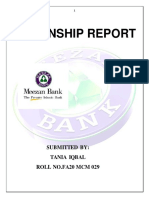 Internship Report at Meezan Bank