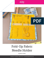 Fold-up-Fabric-Needle-Holder