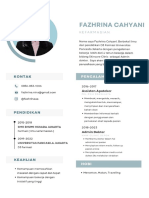 Fazhrina Cahyani - CV