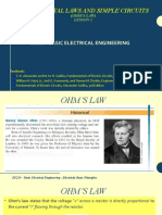 Lesson 2.1 Experimental Laws and Simple Circuits Ohms Law