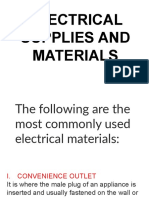 Electrical Supplies and Materials
