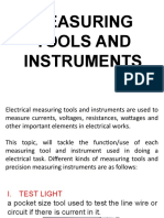Measuring Tools and Instruments