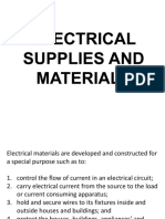 Electrical Supplies and Materials