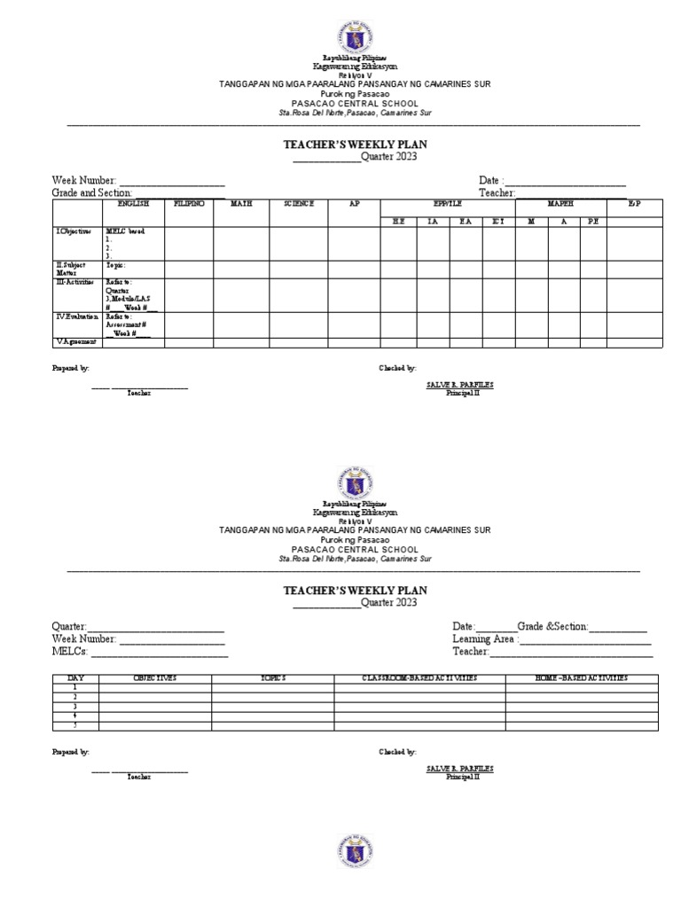 weekly-learning-plan-pdf