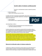 Efecto de La Infección Sobre El Sistema Cardiovascular