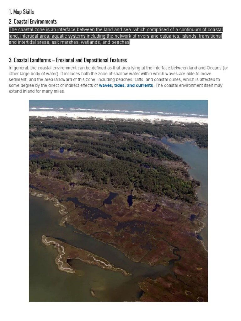 Csec Geography Pdf Mangrove Coral Reef