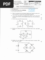 Old Question Basic Electrical Engineering