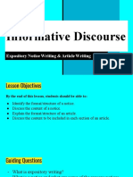 4 GRP 8 Revision - Informative Discourse