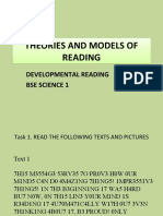 Theories and Models of Reading