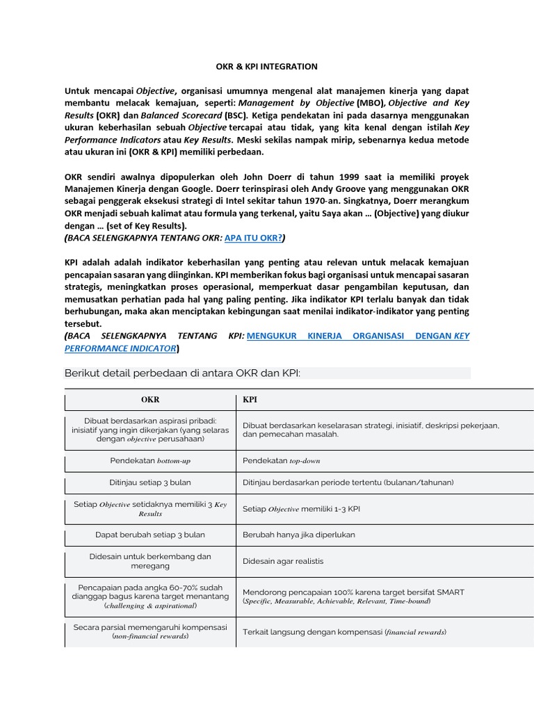 Implementasi OKR untuk Startup