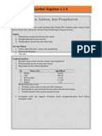 Tugas Besaran, Satuan Dan Pengukuran