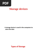 Storage Devices