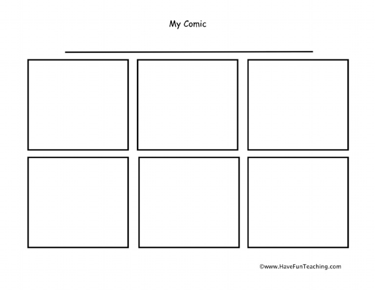 Comic Strip Writing Worksheet 1 | PDF