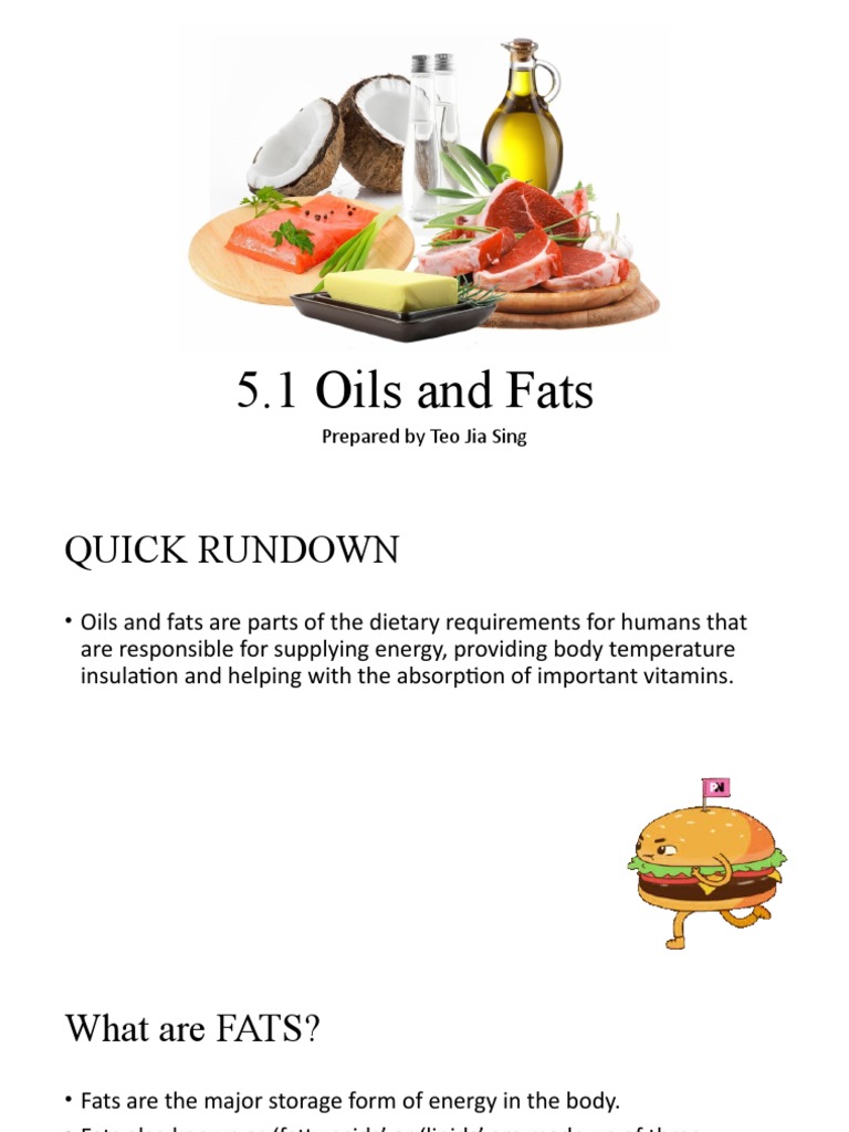 Oils and Fats PDF