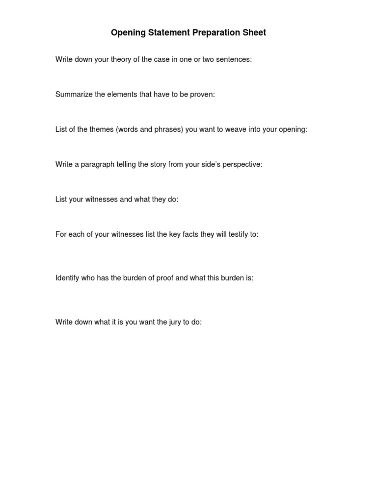 Opening statements pdf
