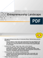 Entrepreneurship Landscape in Indonesia