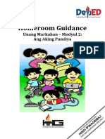 Homeroom Guidance: Unang Markahan - Modyul 2: Ang Aking Pamilya