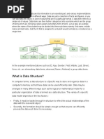 Data - Structure Notes